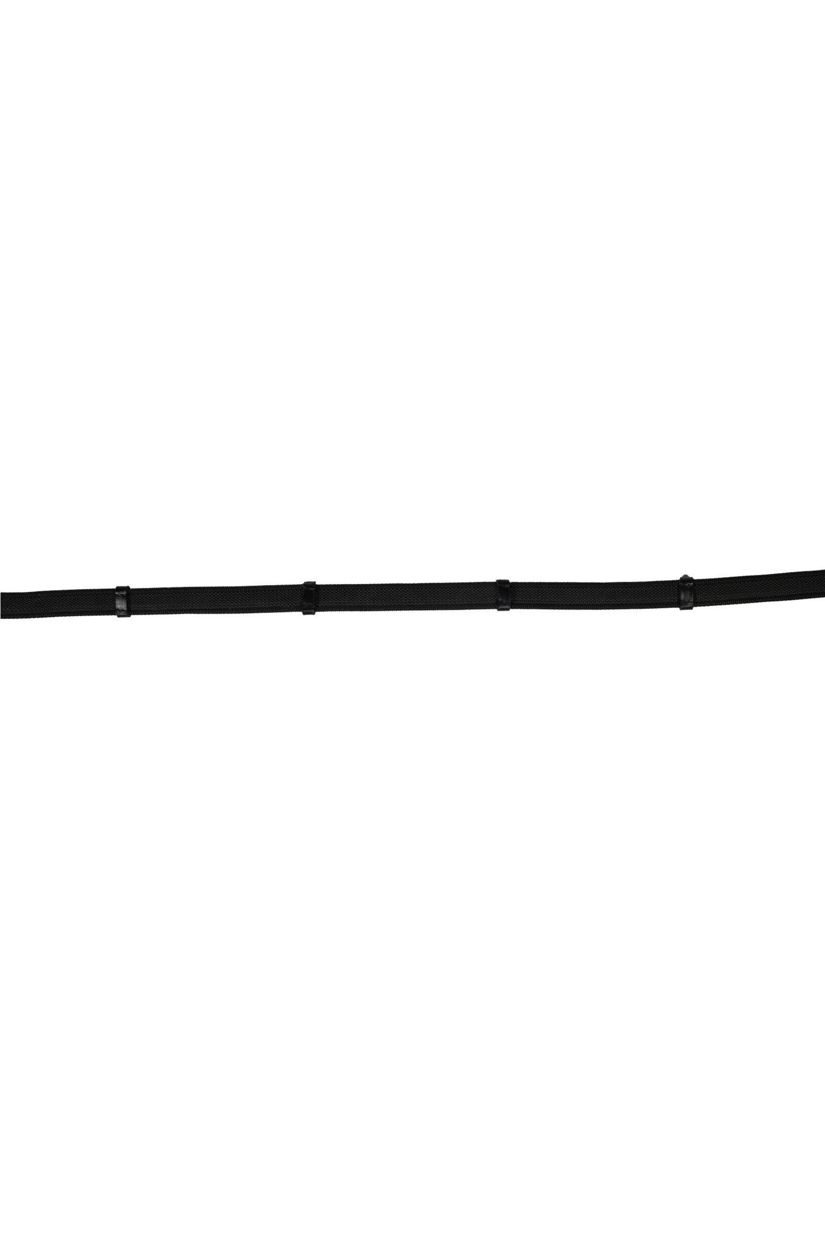 HKM Tøjler med karabiner - Annika - Sort Cob