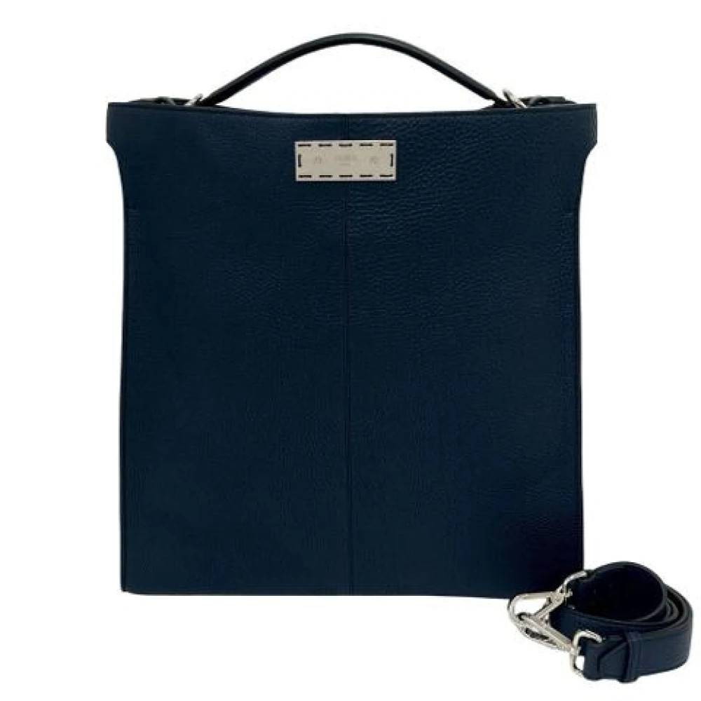 Fendi Vintage Pre-owned Vintage Håndtaske - Vintage - Dame - Blå - ONE SIZE - Uld