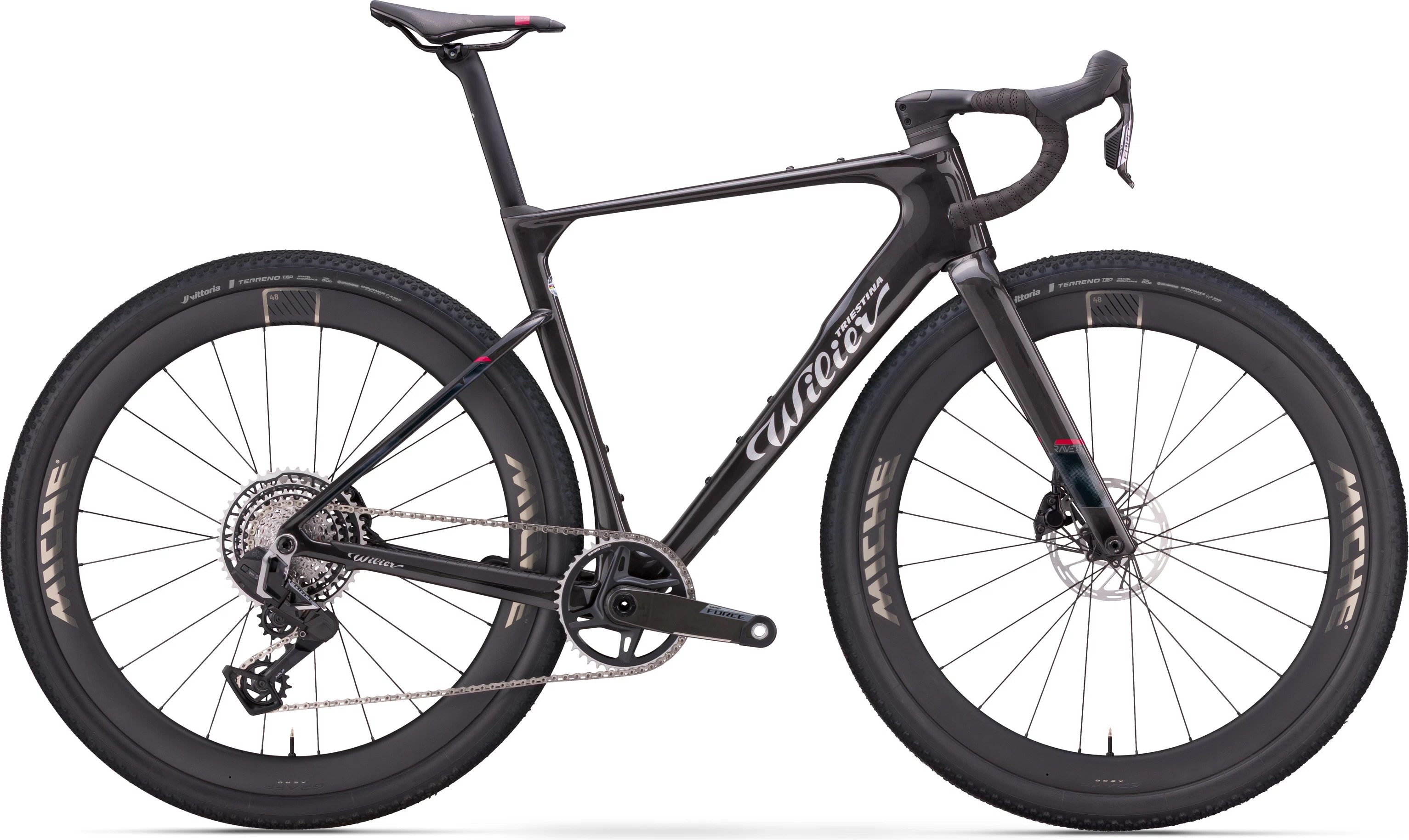 Wilier Rave SLR ID2 2026 - SRAM Force XPLR - Miche - 179 / l / black glossy