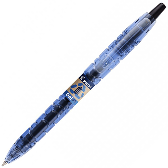 Gelkulpenna PILOT B2P Recycled Medium Svart, 0.5mm 10st