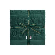 Lexington Velour logo handduk 50x70 4-pack, juniper