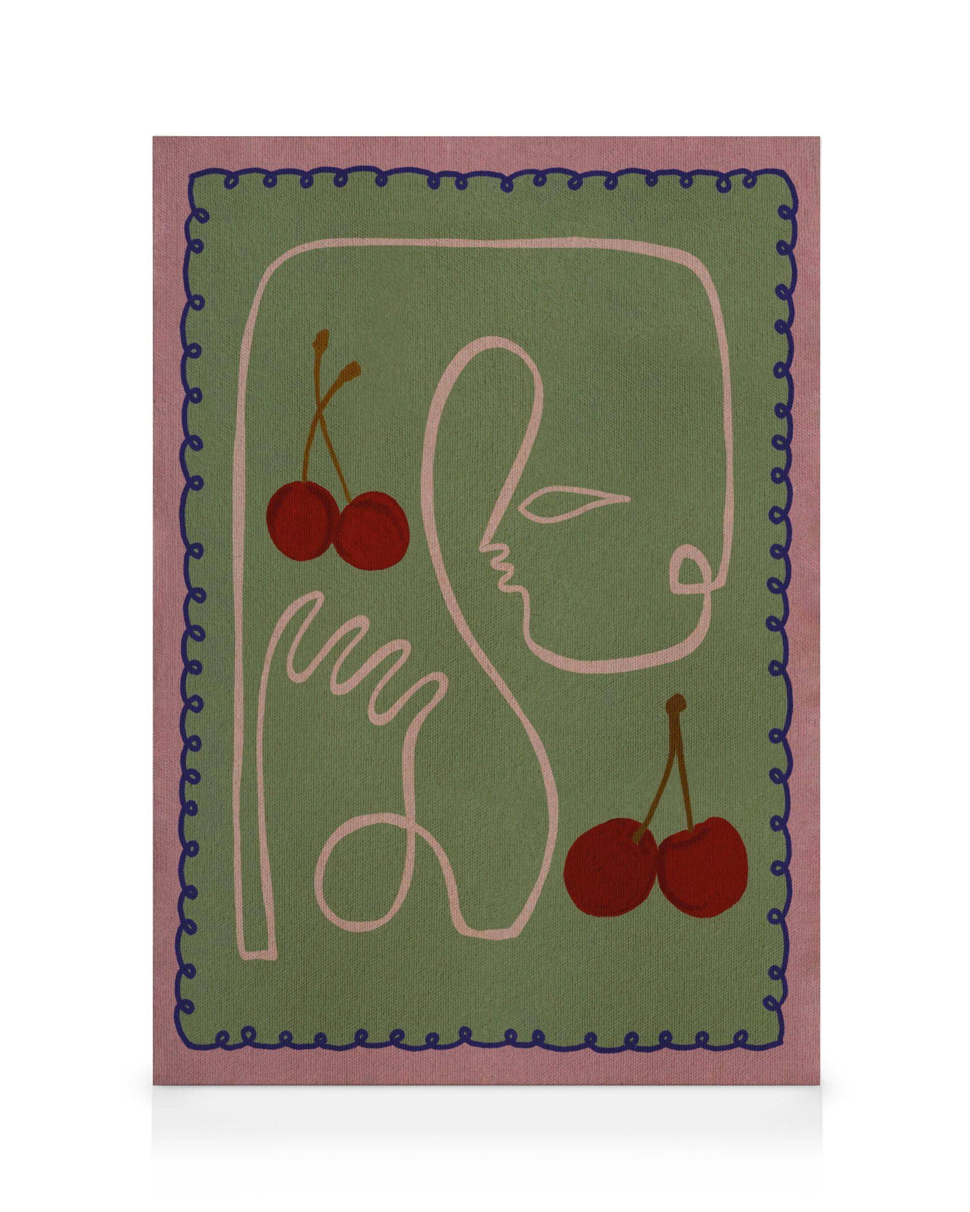 Canvastavlor Shatha Al Dafai - Fruit Fiesta 5 Canvastavla (50x70 cm)