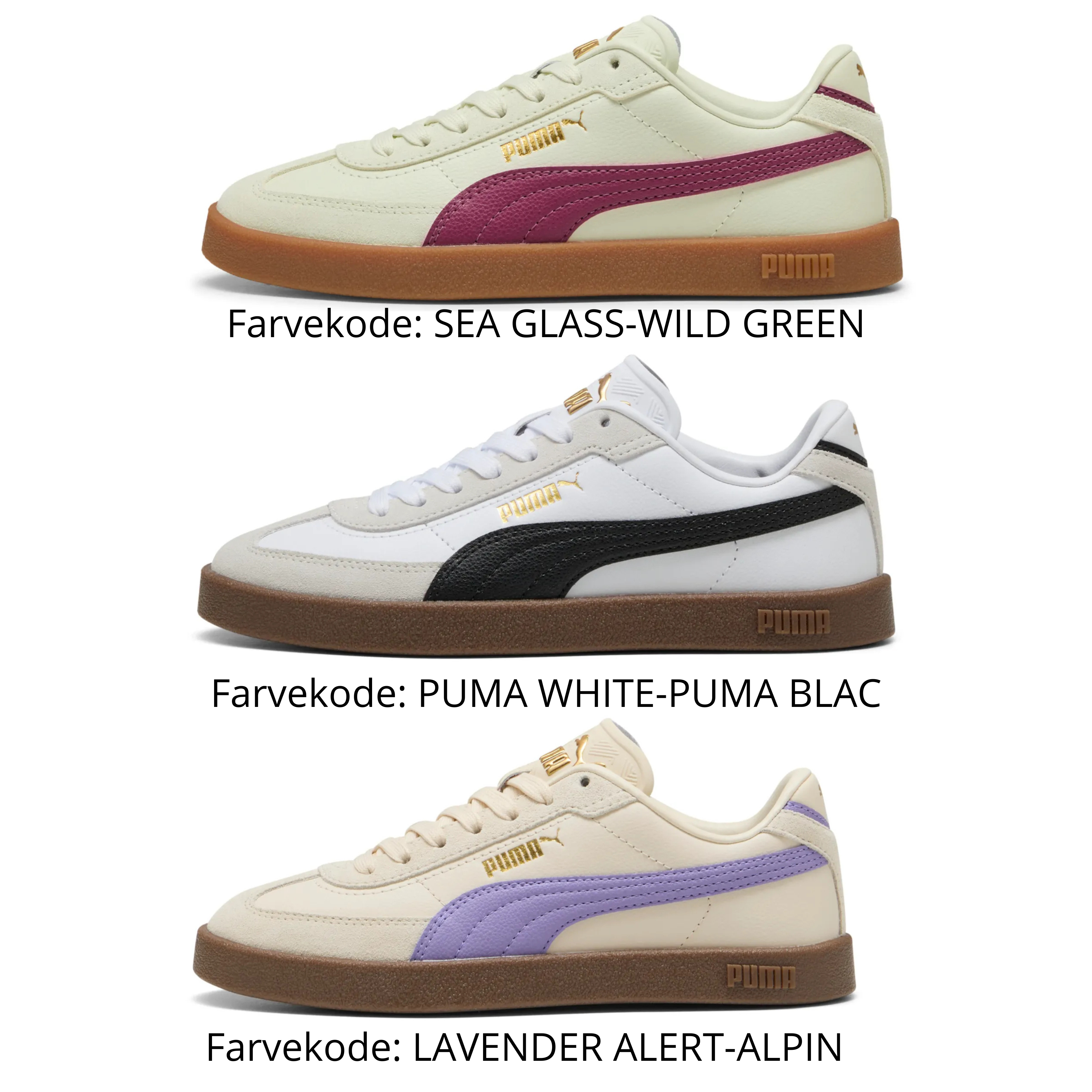 PUMA Puma Club II Era Jr 5 PUMA WHITE-PUMA BLAC