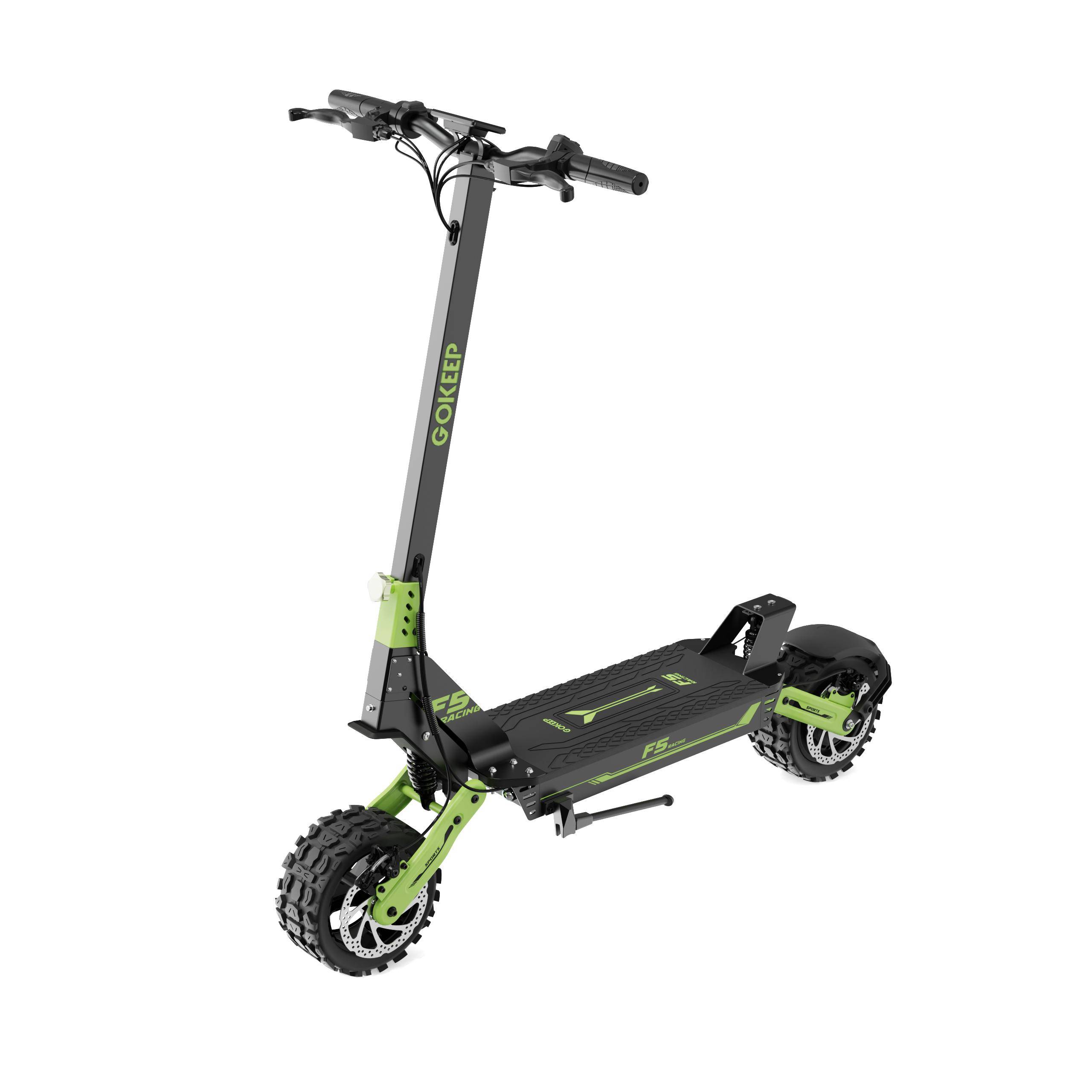 GOKEEP F5 Foldable E-Scooter 1000W Motor 52V 20Ah Battery 11 InchTires Max Load 263lbs Portable Commuter Electric Scooter for Adults