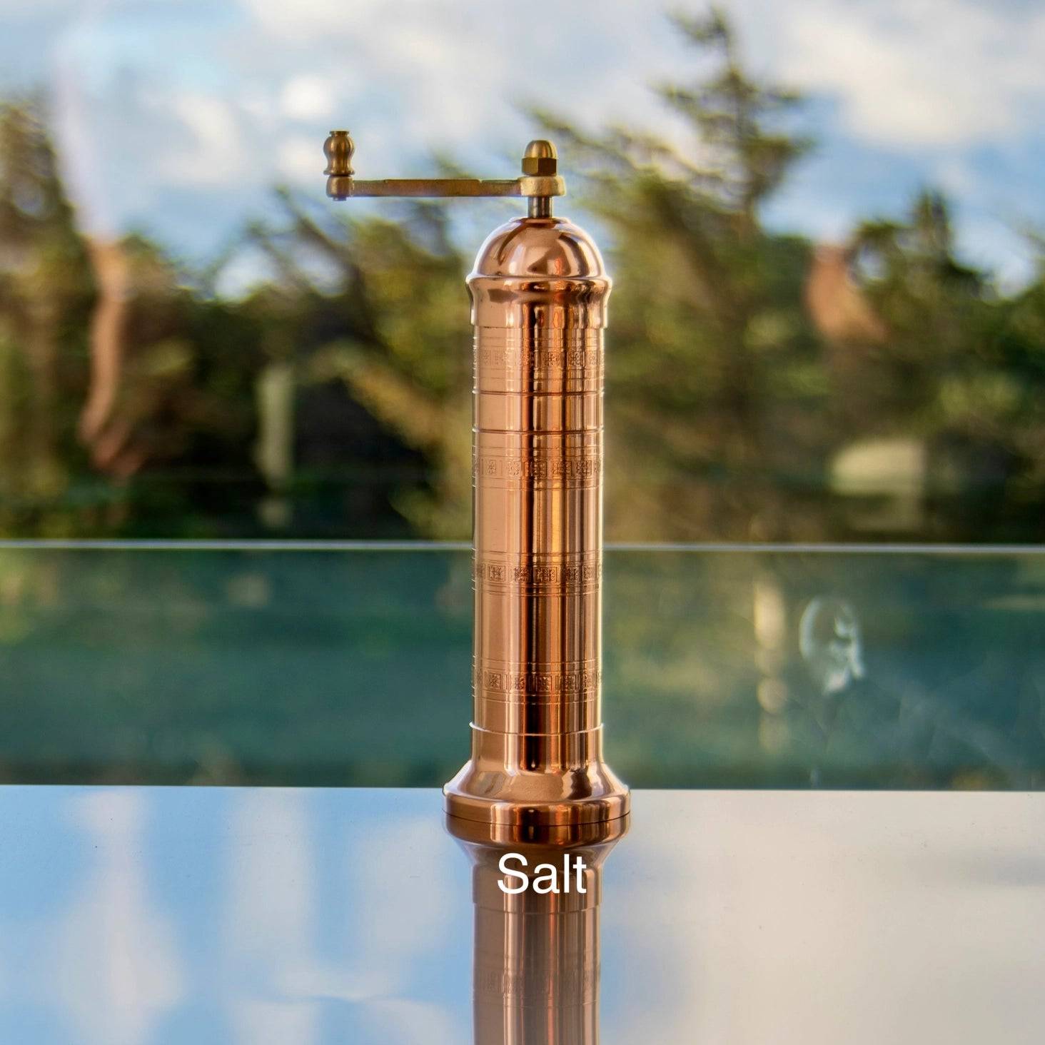 'Copper Mill' - 8" Saltkvarn, Alexander Handcrafted Mills - 8" Saltkvarn.