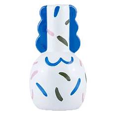 QUE RICO Adelina - Candleholder |Multi/patterned |15 cm