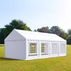 4x8m partytält, PVC 700, vit - (6110)