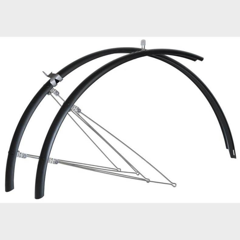 Hebie Skærmsæt 700 x 45mm Apollo Sort