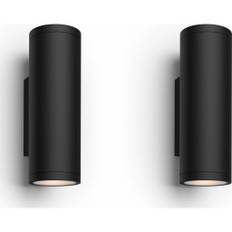 Philips Hue Appear udendørs væglampe, sort, 2 stk