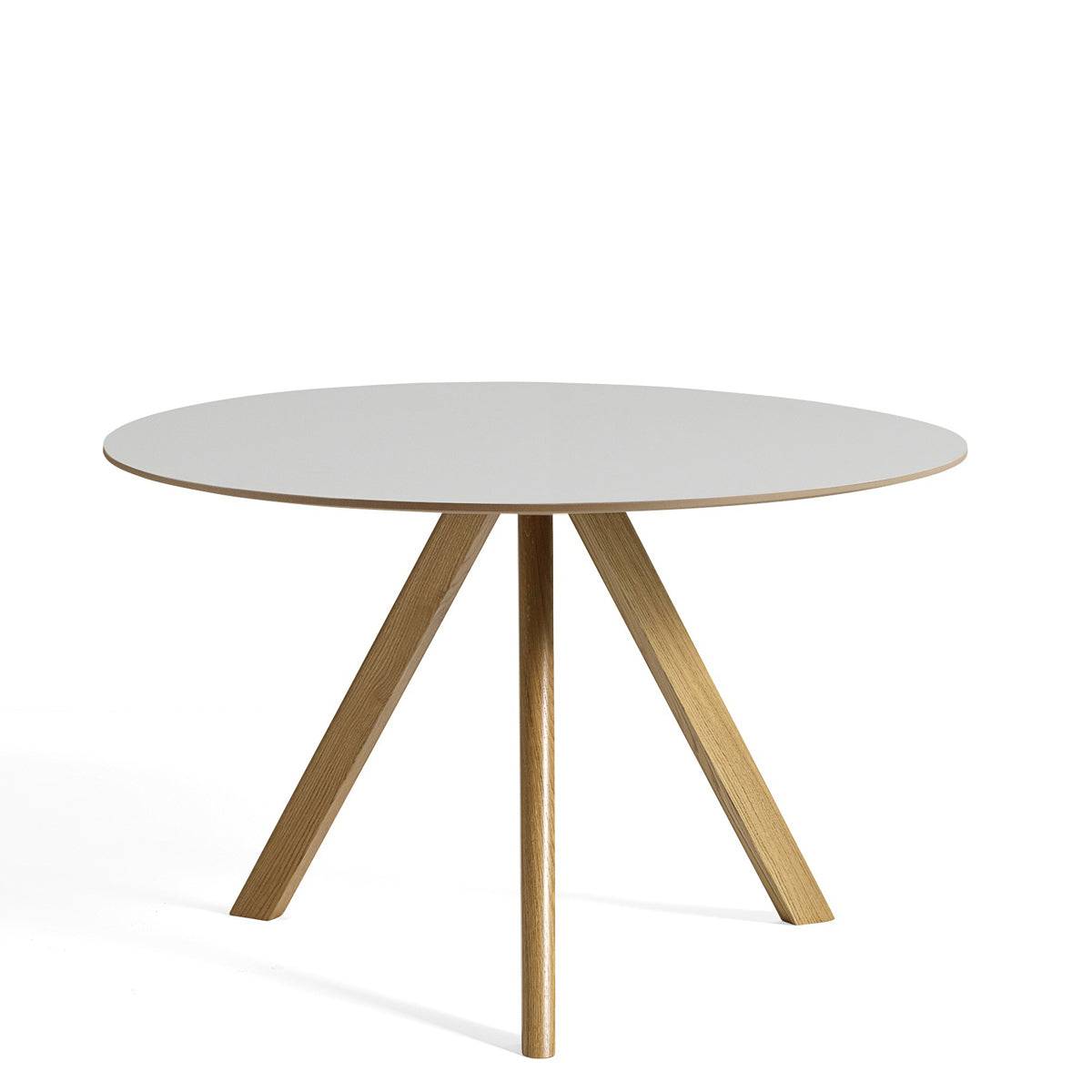 HAY CPH 20 Round Table - Ø120cm - Eg - Linolium - Linolium Off-White
