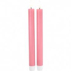 Sirius Sille LED kronelys, batteri, rosa