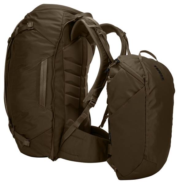 Thule Landmark rygsæk 70 L mørk khaki.