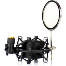 60mm metallspindelmikrofon vindrutefilter stötdämpande mikrofonstativhållare för neumann m 147 269 tlm 103 50 127 170 u 87 ai 67