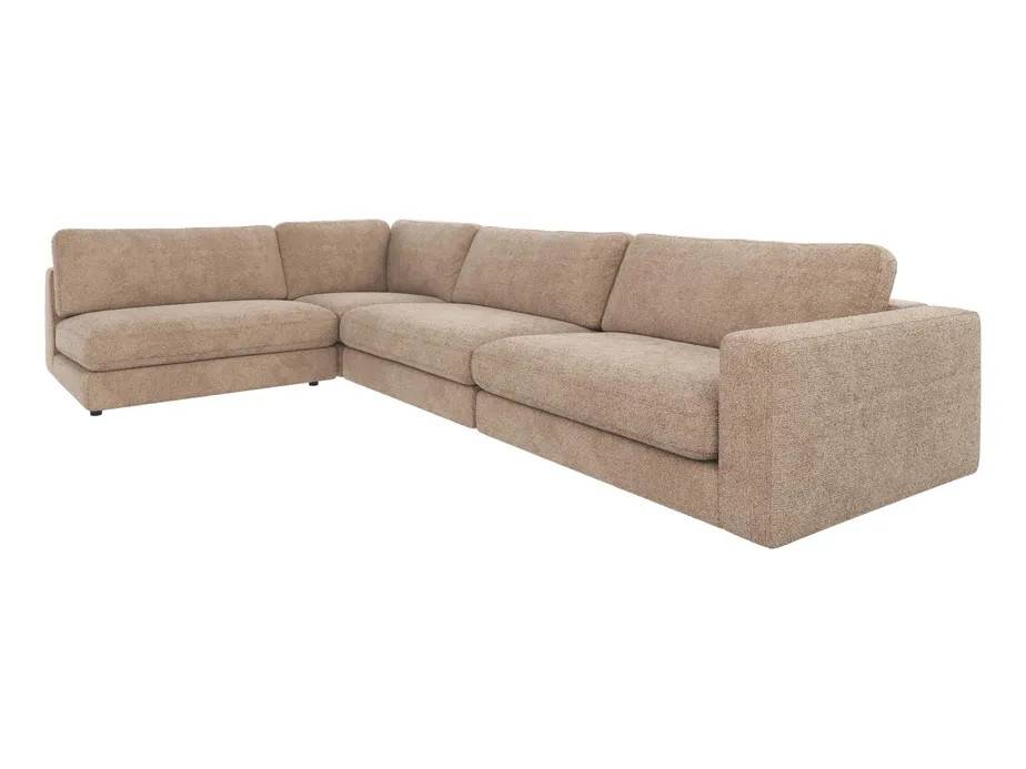 Rowico Home Duncan hörnsoffa öppen V Greige (Robin 109) 345 x 216 x 78 cm