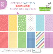 Lawn Fawn Petite Paper Pack 6X6 - Pint-Sized Patterns Summertime LF...