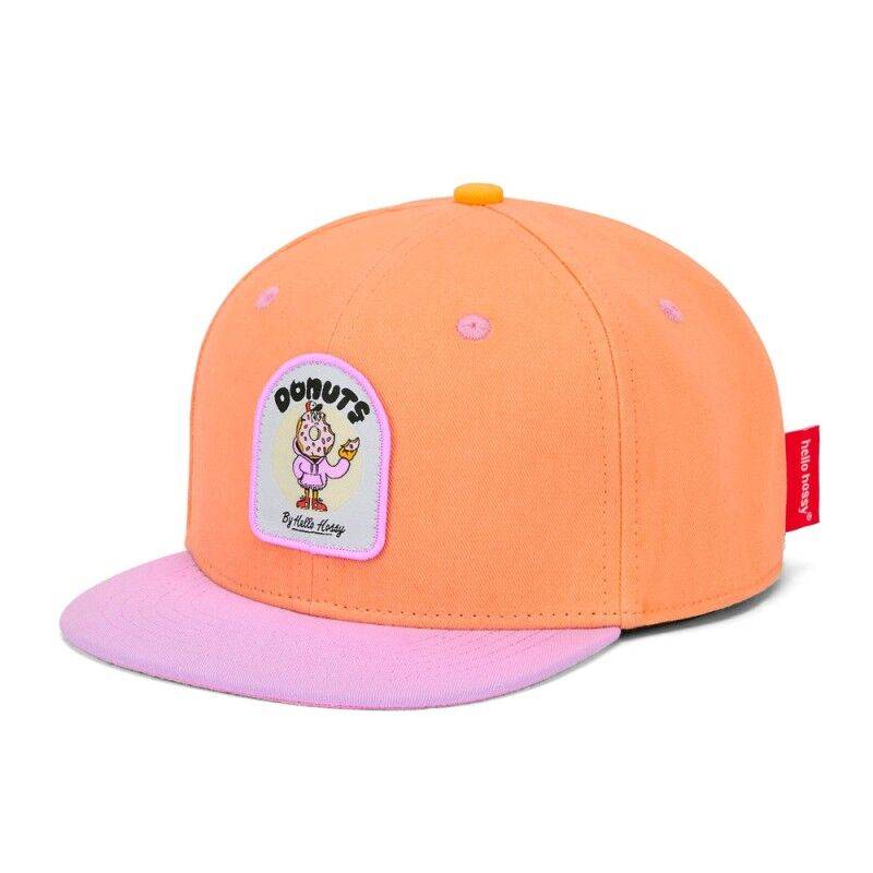 Hello Hossy Donuts - Keps - Børn Orange / Rose 2 - 5 år (48 - 52 cm)