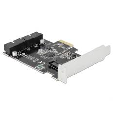 Delock PCI Express Card to 2 x internal USB 3.0 Pin Header - USB-Adapter - PCIe 2.0 - USB 3.0 (intern)