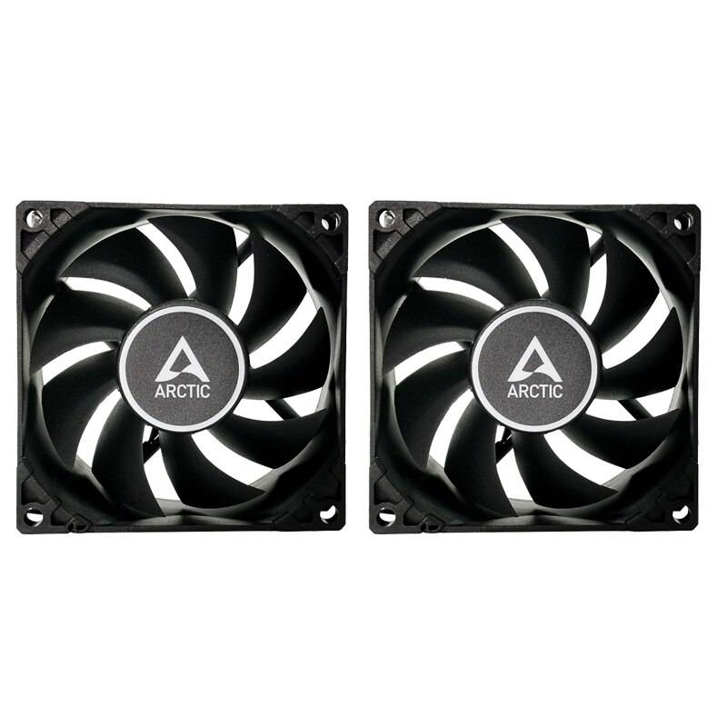 Arctic f8 pwm datorfodral 8cm fläkt 4 pin pwm temperaturkontroll justera 80mm cooler master - 2 st