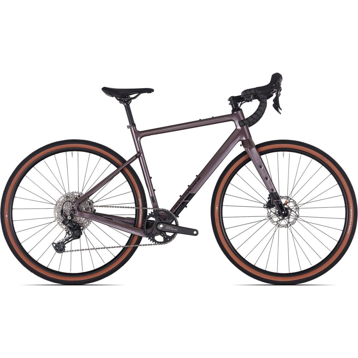 Gravel bike Rock Machine Lukk Cr 30 Gloss Purple Garnet