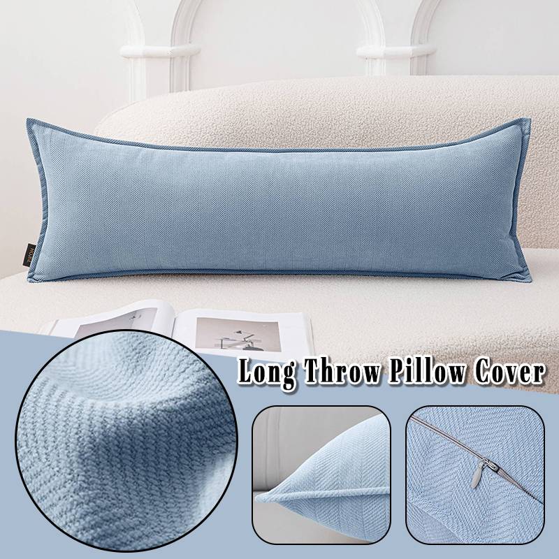 Nordic Rectangle Throw Pillow Cover  30x50/70/90/120cm Removable Zipper Decorative Cushion Cover for Sofa, Bed, Chair