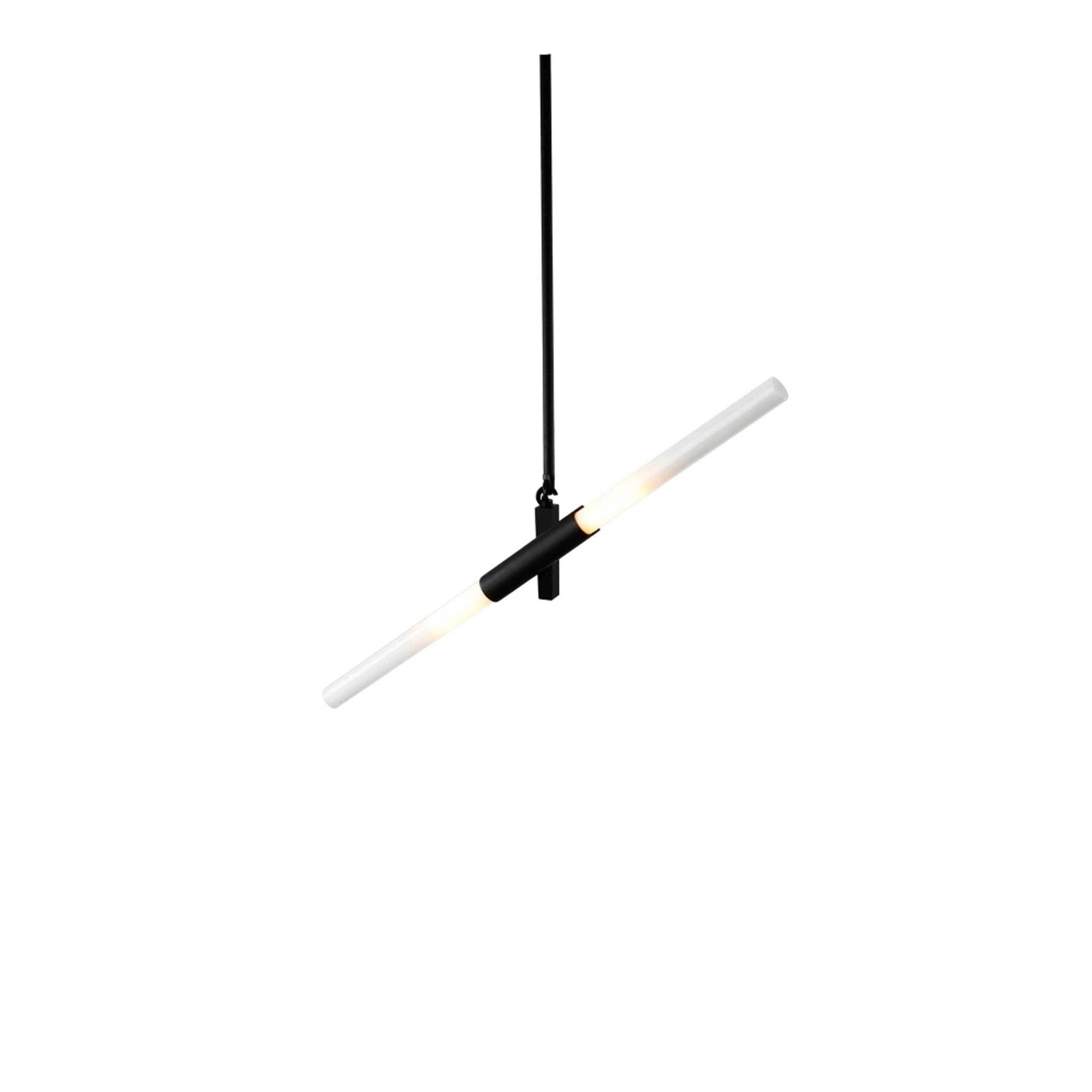 Roll & Hill - Agnes Pendant 2 lights LED Angle-cut, Nickel - Pendellamper - Lindsey Adelman - Sølv