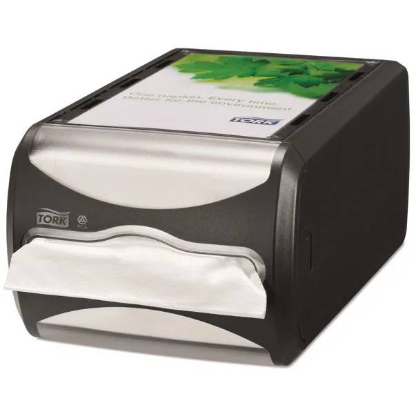 Tork Xpressnap® Servettdispenser för disk, Horisontell, Svart