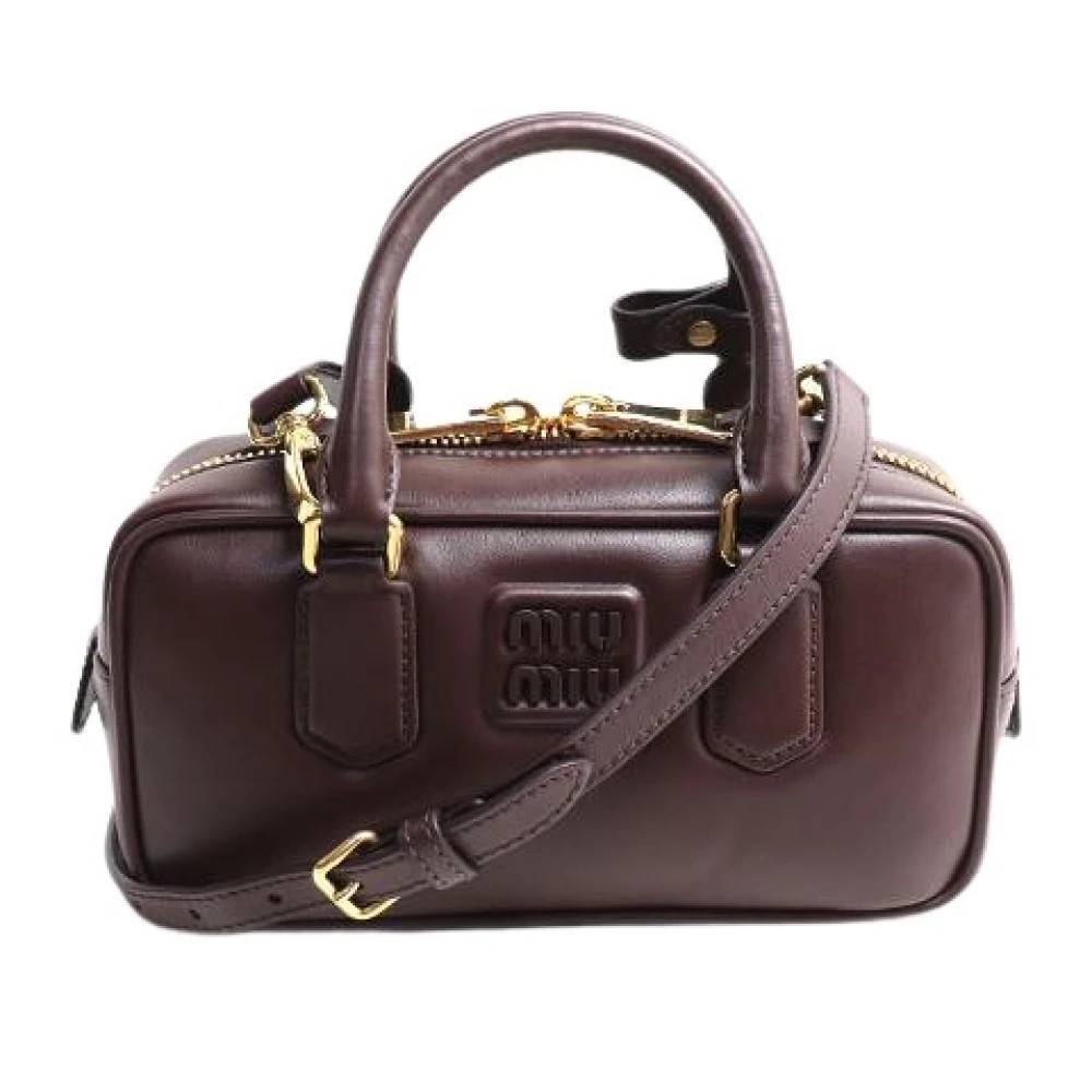 Miu Miu Pre-owned - Pre-owned Arcadie Läder 2way Axelremsväska Vintage - Dam - ONE Size - Läder