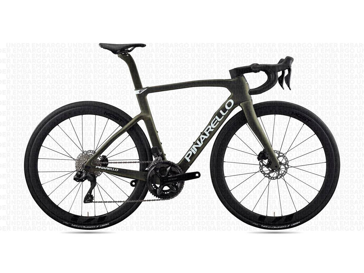 Pinarello F5 105 Di2 Most Ultrafast 40 DB HG11 2026 - Shimano 105 Di2 1x12sp - MOST Ultrafast 45 DB HG11 - 064 / 560 / Etna Black Matt (560)