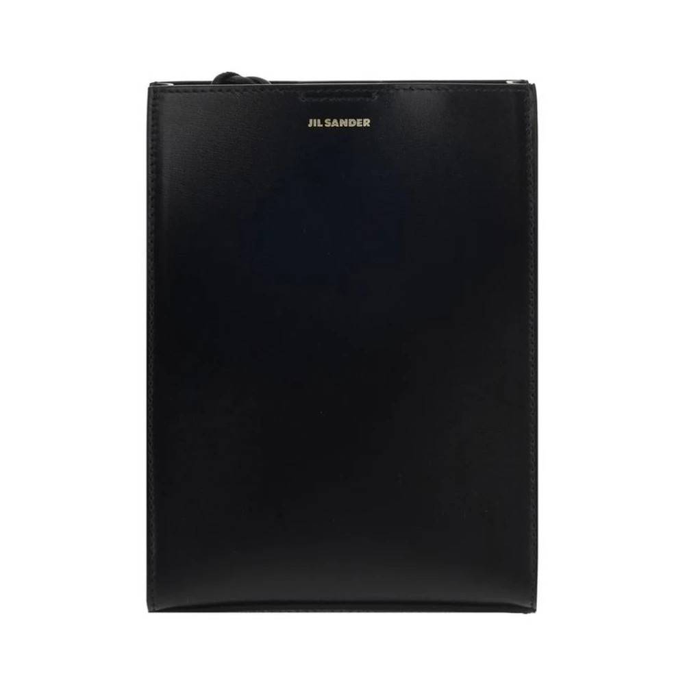 Jil Sander Bos Taurus Skuldertaske - Tasker - Dame - Sort - ONE SIZE - Uld
