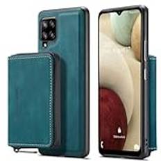 Phone Case Plånboksfodral med korthållare Compatible with Samsung Galaxy A42 5G, Magnetisk läder 2-IN-1 Avtagbart fodral, Plånboksfodral med dragkedja Stötsäkert skal Compatible with Samsung Galaxy A4