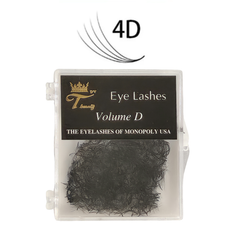 Volume Lashes 1000pcs - 4D 0.07 D-Curl 13mm