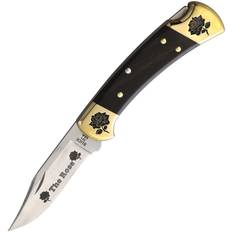 Yellowhorse Custom Buck 112 Lockback Rose
