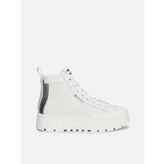 Exclusive Leather Cleat Flatform High-Top Trainers