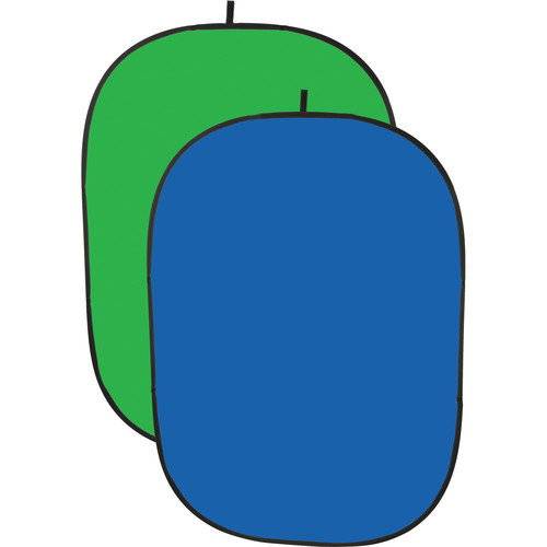 Portabel Greenscreen grön blå bakgrund (150 x 200 cm i vinyl (vår favorit!))