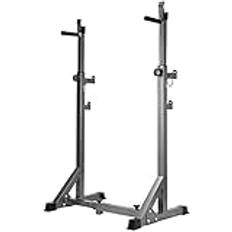 Large Squat Stand Dipping Station Gym Weight Bench Press Stand Household Parallel Bars Adjustable Squat Racks Multifunctional Fitness Equipment Bench