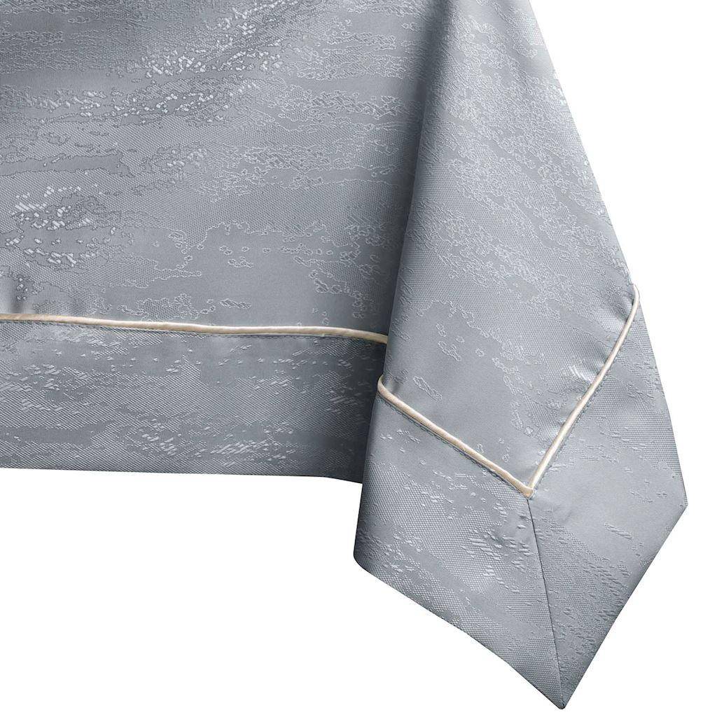Dug rektangulær AmeliaHome Vesta - grå, præget, 120×260 cm