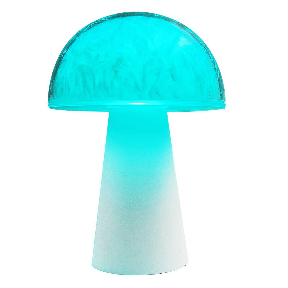 RGB Svamppar Skrivbordslampa LED Nattlampa Fjärrkontroll Sängbordslampa För Sovrum Barnrum Sov I Nattlampor