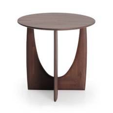 Ethnicraft - Geometric Side Table Teak Brown - Sidobord - Alain Van Havre - Brun - Trä