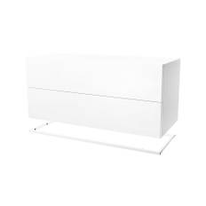 Zweed Molto 840 lådmodul vit, inkl. vit metallram - Vit