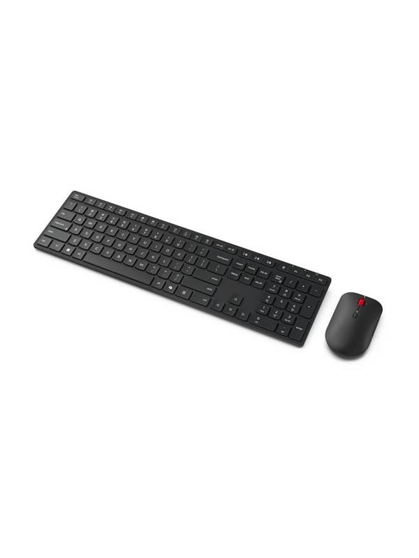 Lenovo Multi-Mode Pro Combo 6000 - keyboard and mouse set - QWERTY - Danish - eclipse black Input Device - Tastatur & Mus set - Dansk - Svart