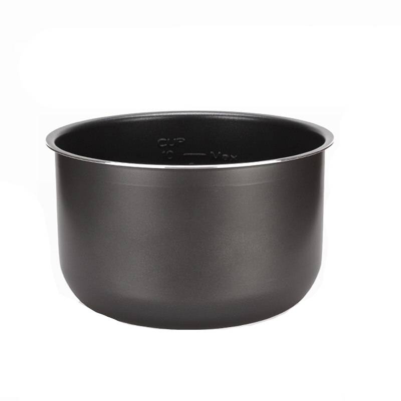 Elektrisk tryckkokare 1.6/3l/4l/5l/6l non-stick pot ris pot inre gall svart svart kristall inre tillbehör spis delar - 1.6l