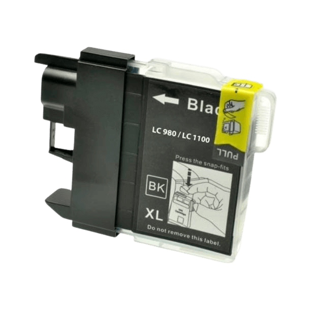 Brother LC980BK sort XL Printerpatron - 15 ml. - Kompatibel