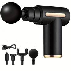 Kraftig professionel slagtøj Gym Sport Muscle Deep Tissue Fascia Gun Nacke Rygg Muscle Deep Vibration Pocket Massager Gun til kontorspresenter