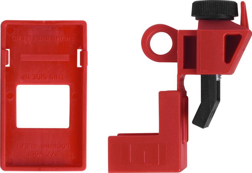ABUS E201 Låsanordning 70 x 26 x 7 mm, röd