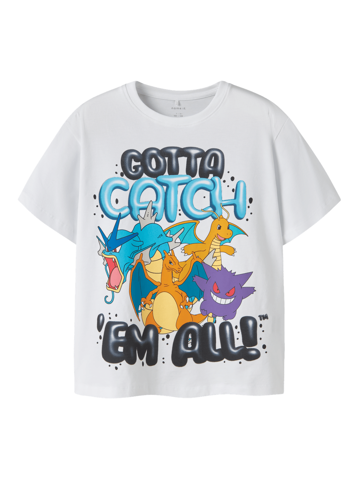 NAME IT MAJO POKEMON T-SKJORTE - Bright White - Hvit