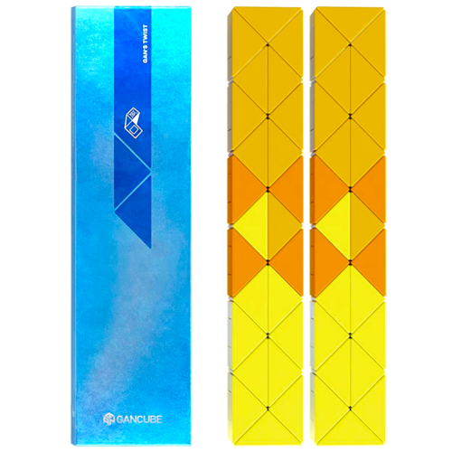 GAN Snake Cube Triple Yellow M (2x24 Edges) - Rubiks Kub