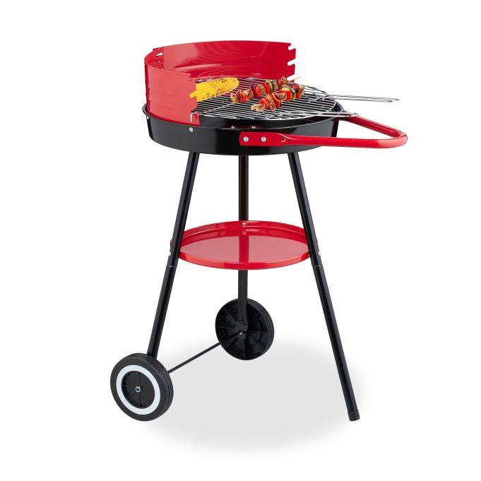 Kolgrill 42 cm med hjul