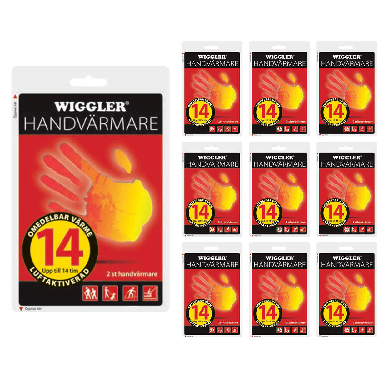 Wiggler handvärmare 10-par