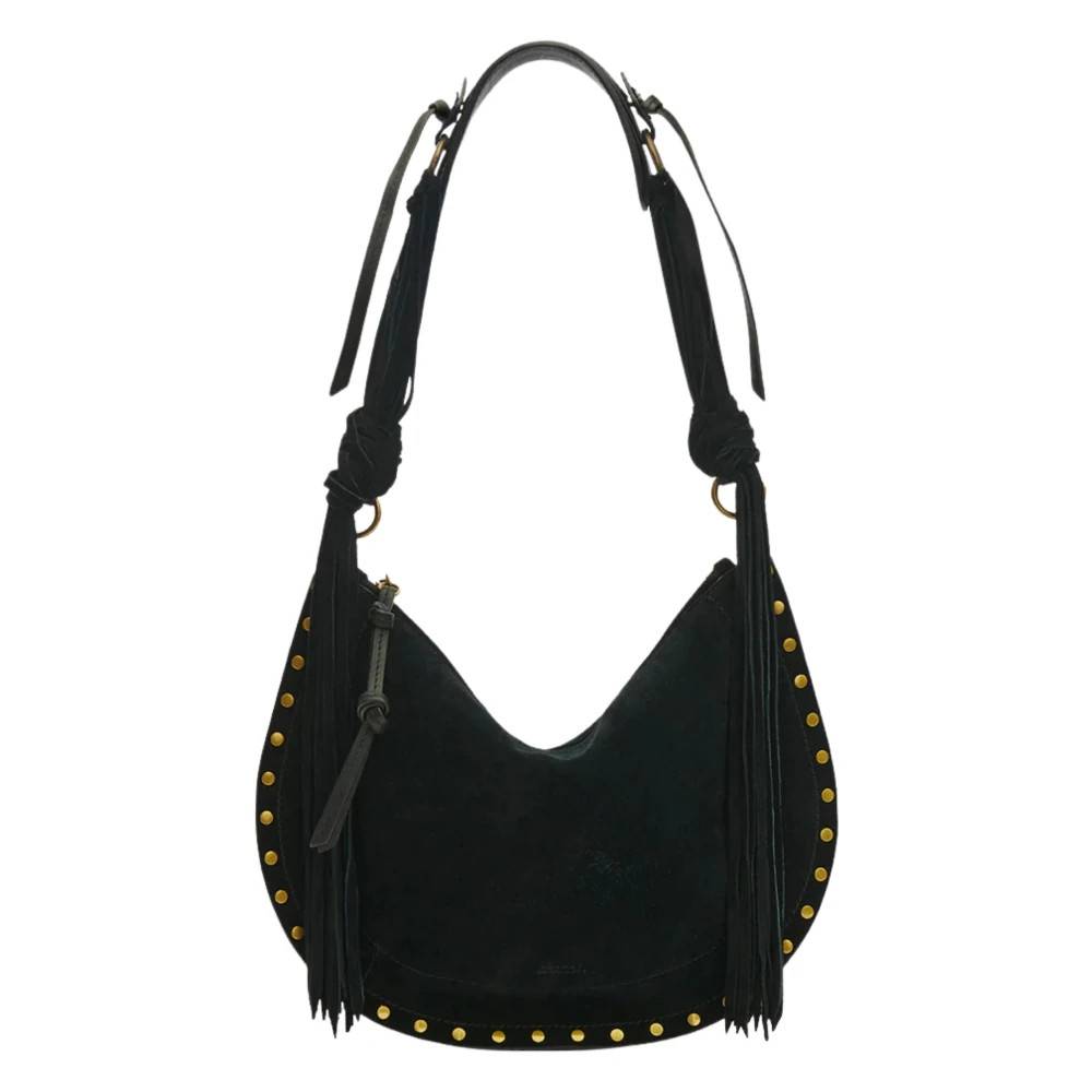 Isabel Marant Oskan Soft Zip Bag - Tasker - Dame - Sort - ONE SIZE - Uld