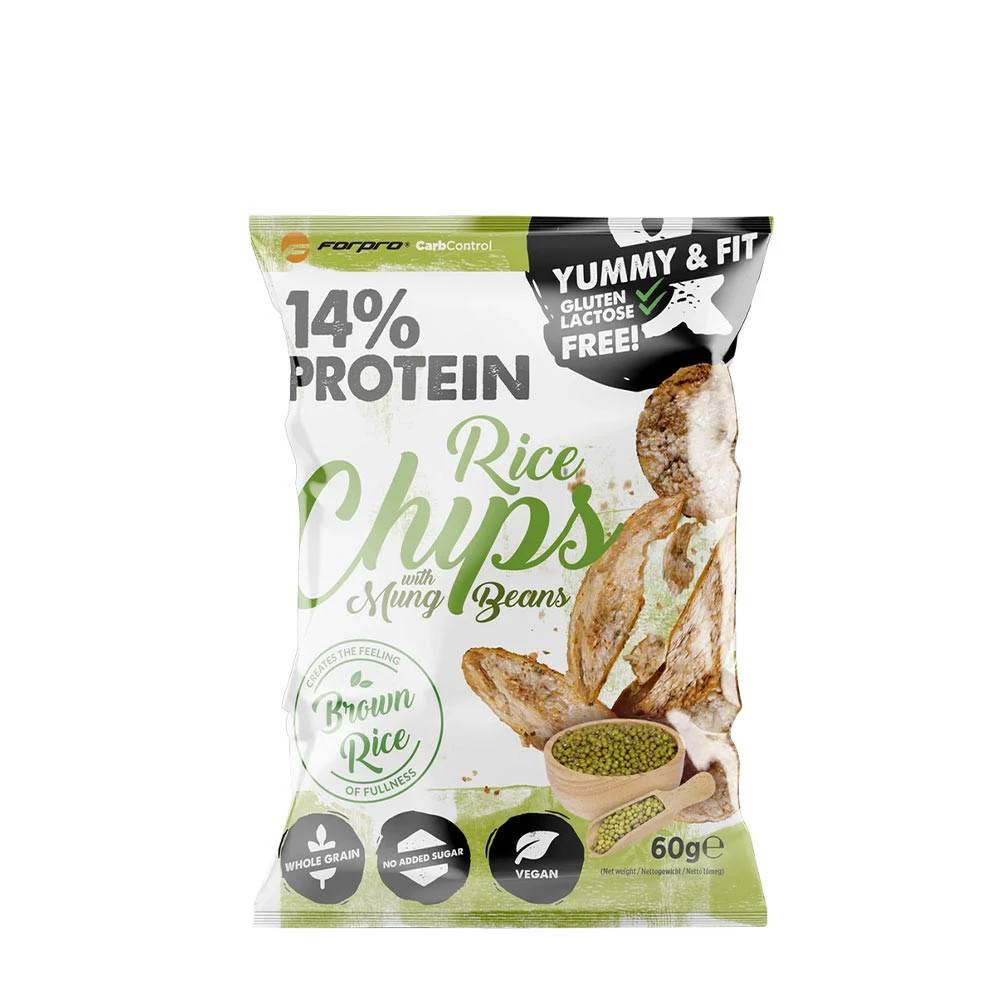 FORPRO - Proteinrischips med Mungbönor 14% Protein, 60 g
